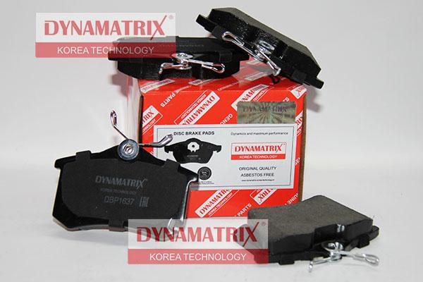 Dynamatrix DBP1637 - Kit de plaquettes de frein, frein à disque cwaw.fr