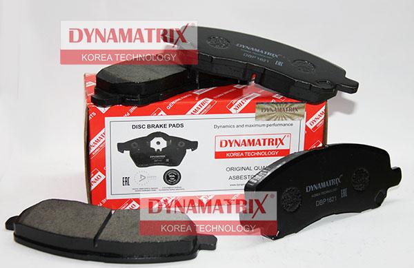 Dynamatrix DBP1621 - Kit de plaquettes de frein, frein à disque cwaw.fr