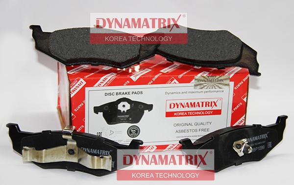 Dynamatrix DBP1099 - Kit de plaquettes de frein, frein à disque cwaw.fr