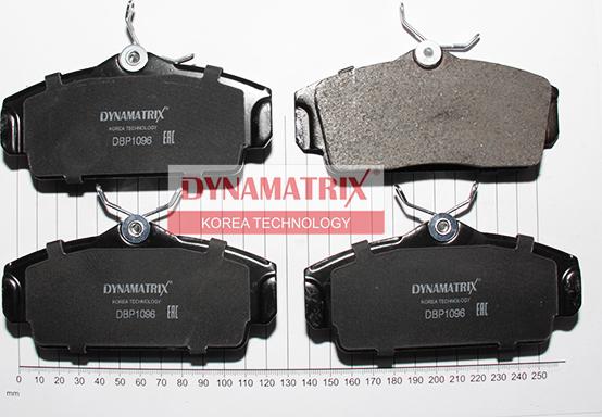 Dynamatrix DBP1096 - Kit de plaquettes de frein, frein à disque cwaw.fr