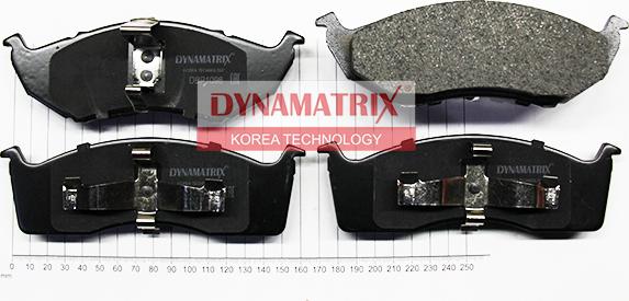 Dynamatrix DBP1098 - Kit de plaquettes de frein, frein à disque cwaw.fr