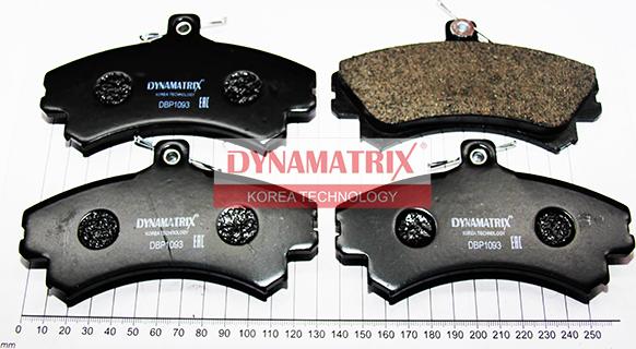 Dynamatrix DBP1093 - Kit de plaquettes de frein, frein à disque cwaw.fr