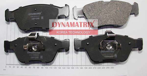 Dynamatrix DBP1049 - Kit de plaquettes de frein, frein à disque cwaw.fr