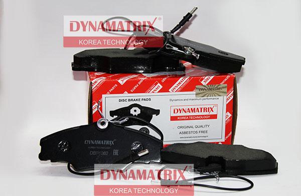 Dynamatrix DBP1062 - Kit de plaquettes de frein, frein à disque cwaw.fr