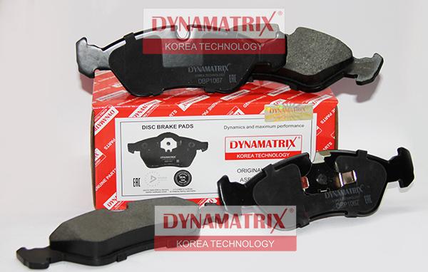 Dynamatrix DBP1067 - Kit de plaquettes de frein, frein à disque cwaw.fr