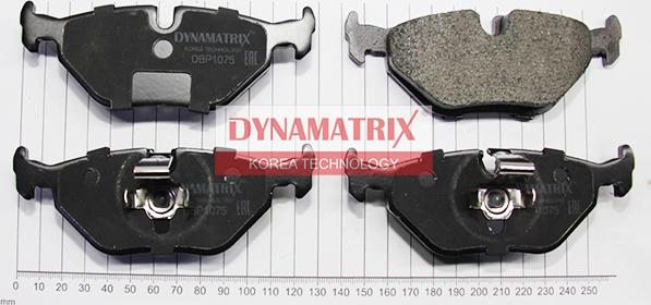 Dynamatrix DBP1075 - Kit de plaquettes de frein, frein à disque cwaw.fr