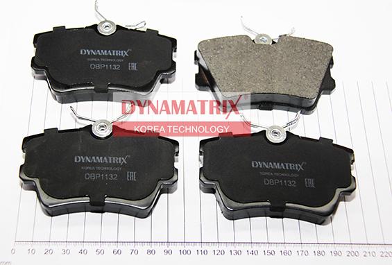 Dynamatrix DBP1132 - Kit de plaquettes de frein, frein à disque cwaw.fr