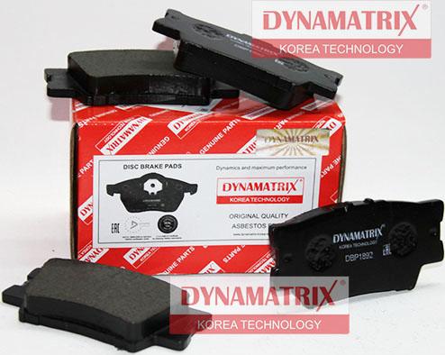 Dynamatrix DBP1892 - Kit de plaquettes de frein, frein à disque cwaw.fr