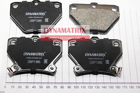 Dynamatrix DBP1395 - Kit de plaquettes de frein, frein à disque cwaw.fr