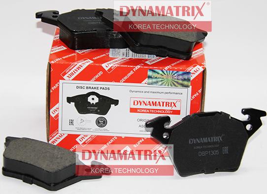 Dynamatrix DBP1305 - Kit de plaquettes de frein, frein à disque cwaw.fr