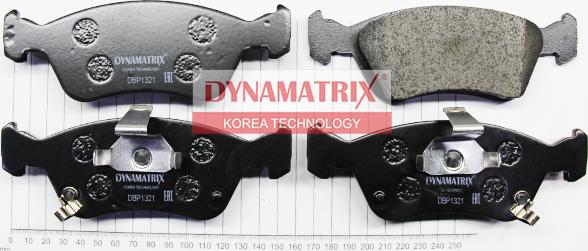 Dynamatrix DBP1321 - Kit de plaquettes de frein, frein à disque cwaw.fr