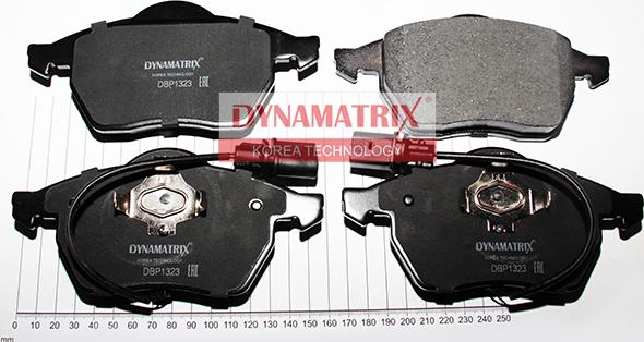 Dynamatrix DBP1323 - Kit de plaquettes de frein, frein à disque cwaw.fr