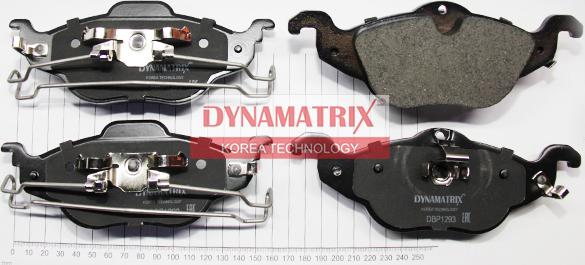 Dynamatrix DBP1293 - Kit de plaquettes de frein, frein à disque cwaw.fr