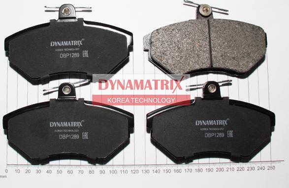 Dynamatrix DBP1289 - Kit de plaquettes de frein, frein à disque cwaw.fr