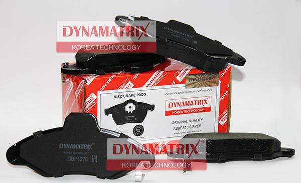 Dynamatrix DBP1276 - Kit de plaquettes de frein, frein à disque cwaw.fr