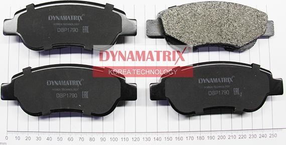 Dynamatrix DBP1790 - Kit de plaquettes de frein, frein à disque cwaw.fr