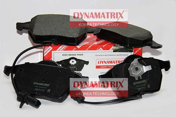 Dynamatrix DBP1717 - Kit de plaquettes de frein, frein à disque cwaw.fr