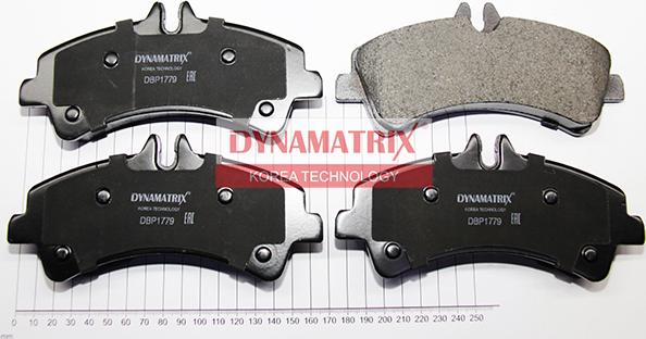 Dynamatrix DBP1779 - Kit de plaquettes de frein, frein à disque cwaw.fr