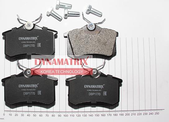 Dynamatrix DBP1770 - Kit de plaquettes de frein, frein à disque cwaw.fr