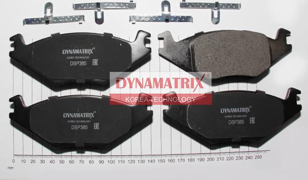 Dynamatrix DBP385 - Kit de plaquettes de frein, frein à disque cwaw.fr