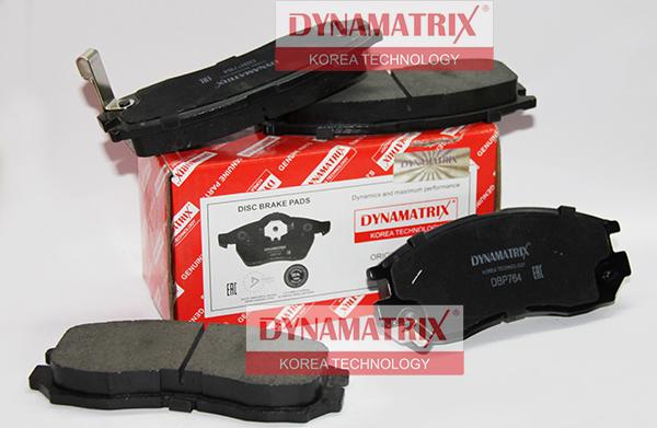 Dynamatrix DBP764 - Kit de plaquettes de frein, frein à disque cwaw.fr