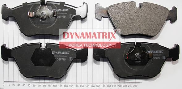 Dynamatrix DBP779 - Kit de plaquettes de frein, frein à disque cwaw.fr