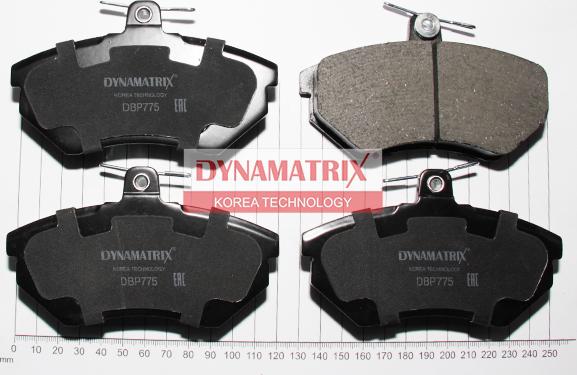 Dynamatrix DBP775 - Kit de plaquettes de frein, frein à disque cwaw.fr