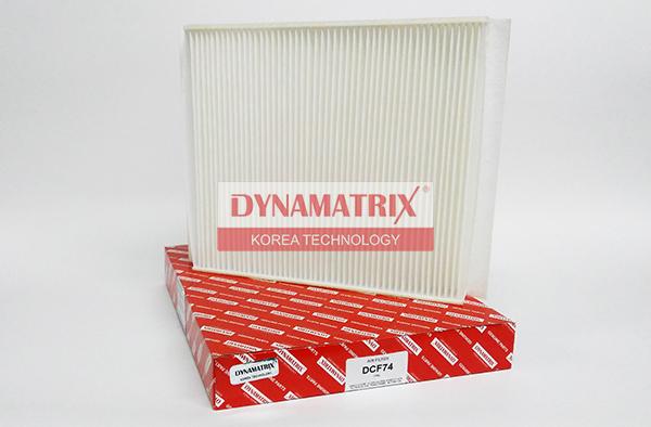 Dynamatrix DCF74 - Filtre, air de l'habitacle cwaw.fr