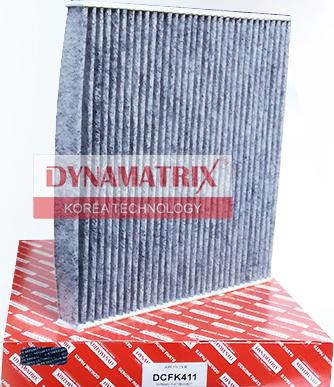 Dynamatrix DCFK411 - Filtre, air de l'habitacle cwaw.fr