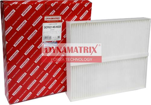 Dynamatrix DCFK21-NS-NS20 - Filtre, air de l'habitacle cwaw.fr