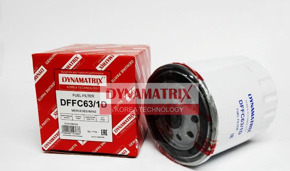 Dynamatrix DFFC63/1D - Filtre à carburant cwaw.fr