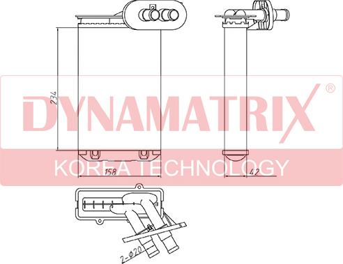 Dynamatrix DR73962 - Système de chauffage cwaw.fr