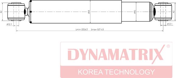 Dynamatrix DSA445020 - Amortisseur cwaw.fr