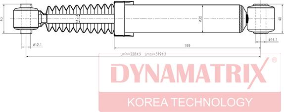 Dynamatrix DSA441093 - Amortisseur cwaw.fr