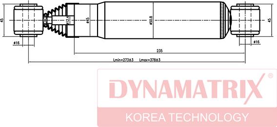 Dynamatrix DSA441066 - Amortisseur cwaw.fr