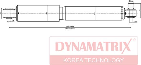 Dynamatrix DSA551805 - Amortisseur cwaw.fr