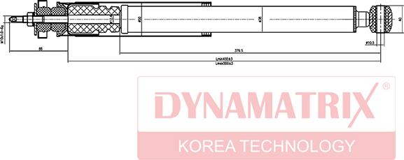 Dynamatrix DSA553197 - Amortisseur cwaw.fr