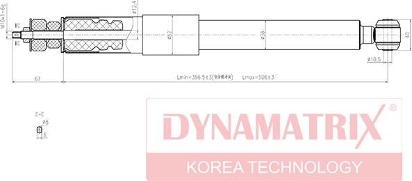 Dynamatrix DSA553177 - Amortisseur cwaw.fr