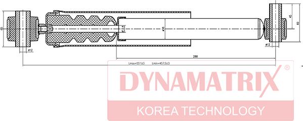 Dynamatrix DSA553803 - Amortisseur cwaw.fr