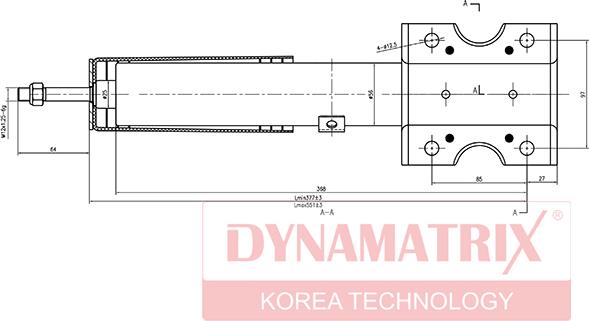 Dynamatrix DSA635800 - Amortisseur cwaw.fr