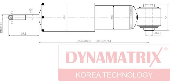 Dynamatrix DSA344261 - Amortisseur cwaw.fr