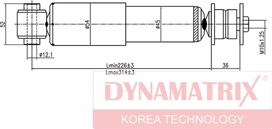 Dynamatrix DSA345900 - Amortisseur cwaw.fr