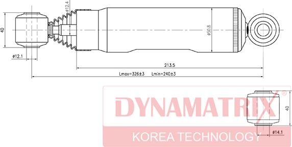 Dynamatrix DSA341166 - Amortisseur cwaw.fr