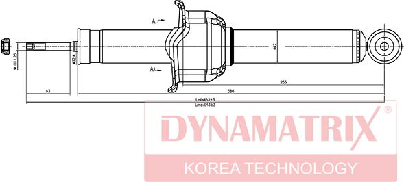 Dynamatrix DSA341261 - Amortisseur cwaw.fr