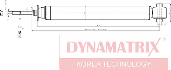 Dynamatrix DSA341231 - Amortisseur cwaw.fr