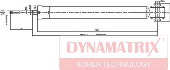 Dynamatrix DSA348002 - Amortisseur cwaw.fr