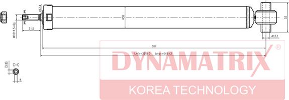 Dynamatrix DSA343459 - Amortisseur cwaw.fr