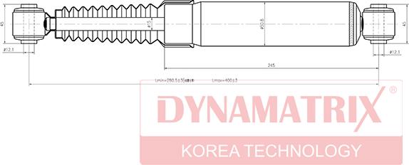 Dynamatrix DSA343321 - Amortisseur cwaw.fr