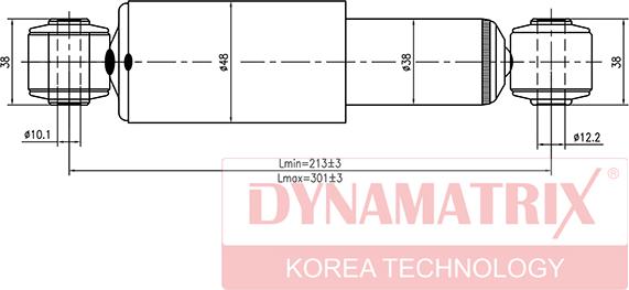 Dynamatrix DSA343269 - Amortisseur cwaw.fr