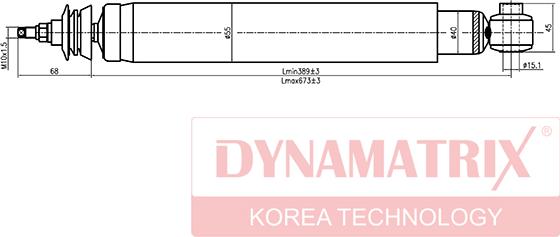 Dynamatrix DSA343216 - Amortisseur cwaw.fr